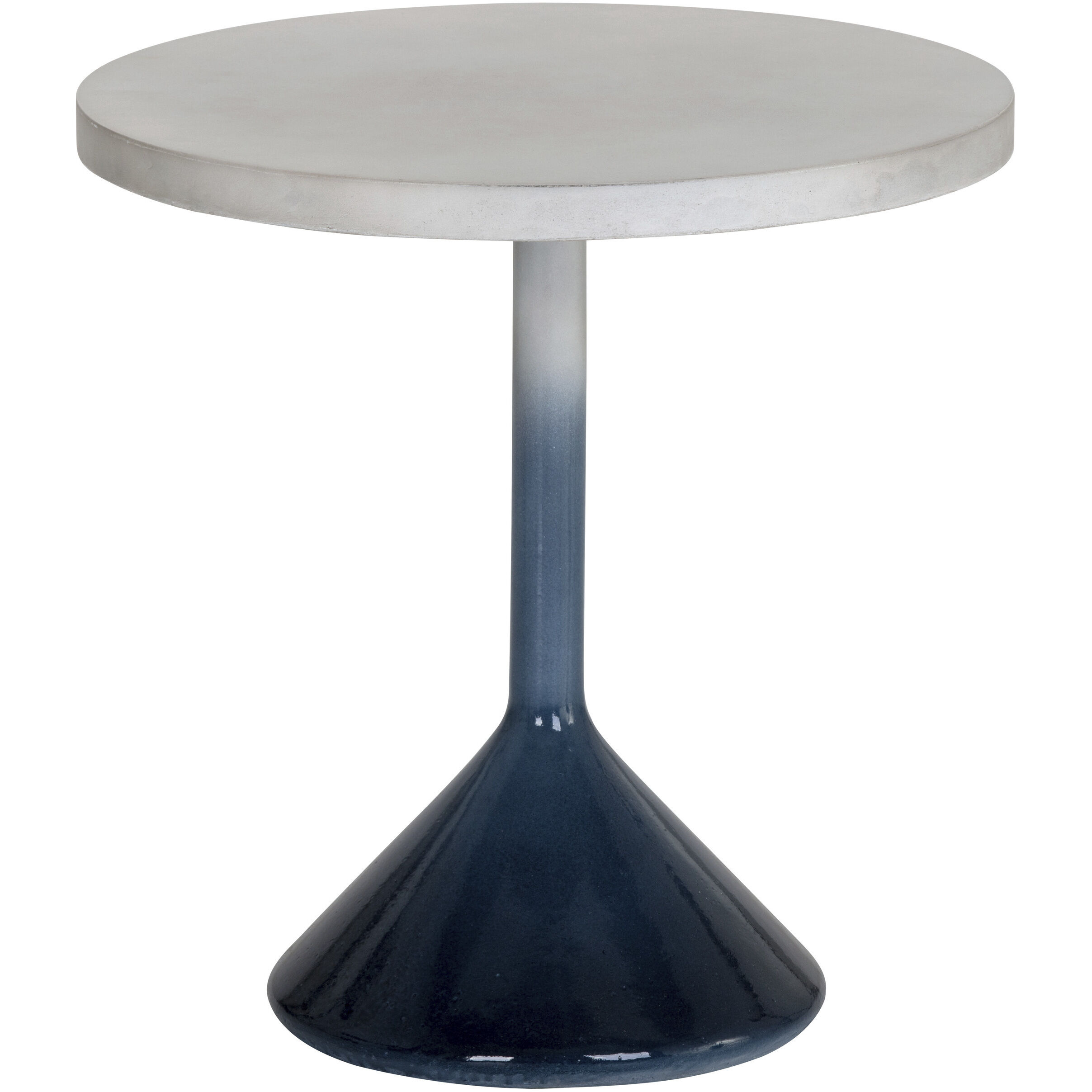 Laszilo 20 X 19.75 inch Light Grey / Blue Outdoor End Table